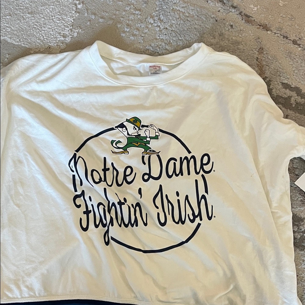 Notre Dame Fighting Irish Women's White T-Shirt